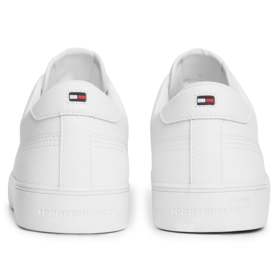 Image number 2 for Tommy Hilfiger Harlem Leather Core Trainer White