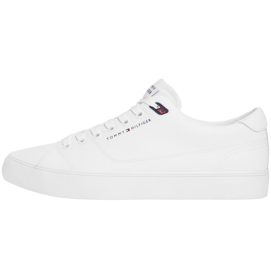 Image number 1 for Tommy Hilfiger Harlem Leather Core Trainer White