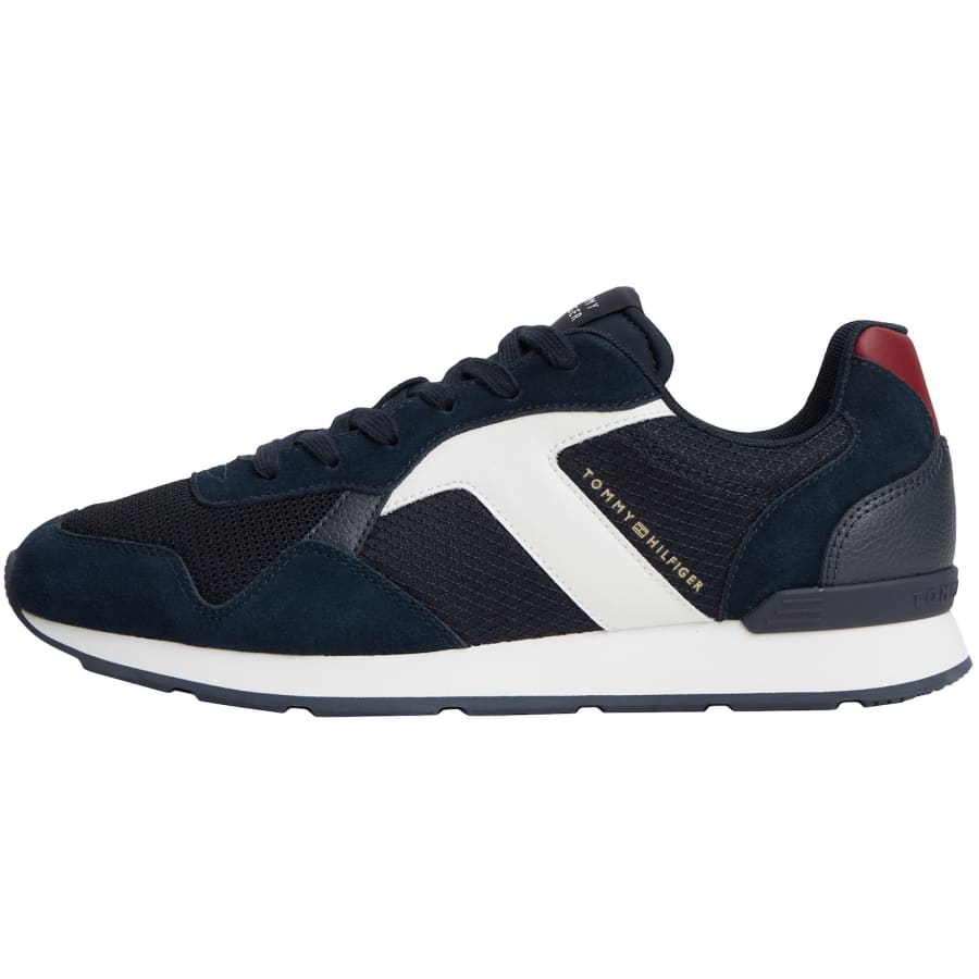 Image number 1 for Tommy Hilfiger Core Mix Runner Trainer Navy