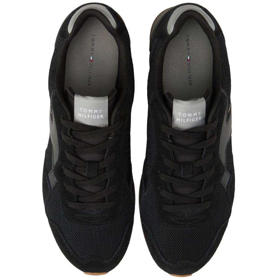 Image number 3 for Tommy Hilfiger Core Mix Runner Trainer Black