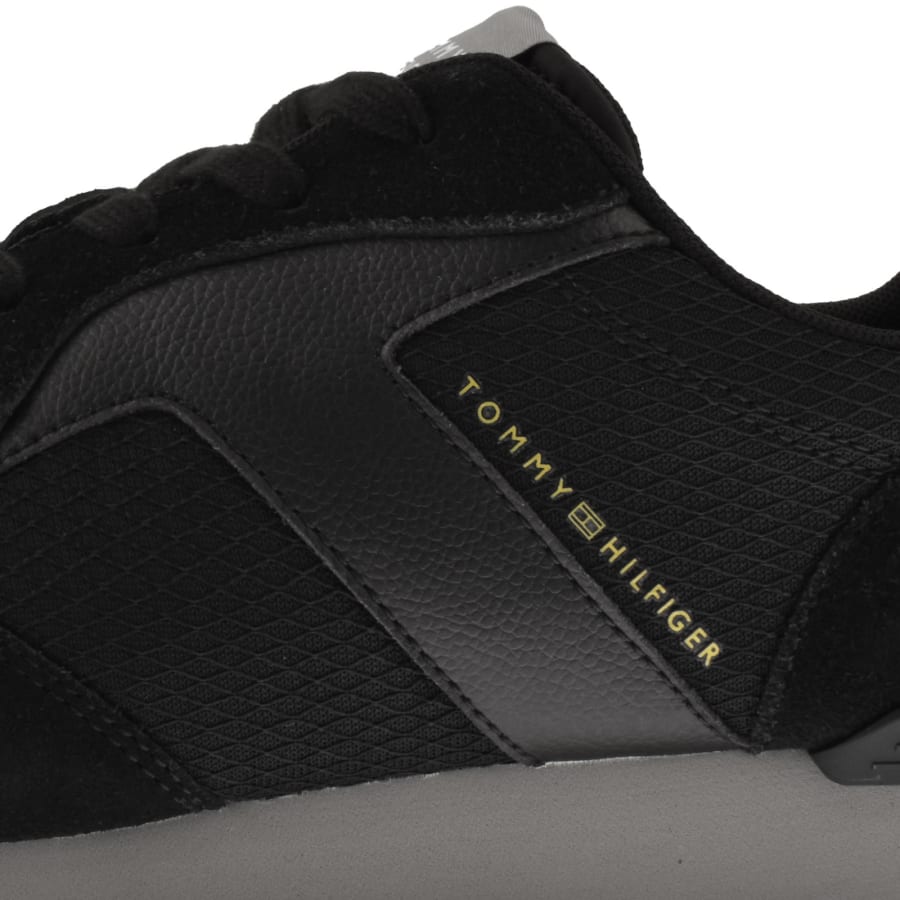 Image number 4 for Tommy Hilfiger Core Mix Runner Trainer Black
