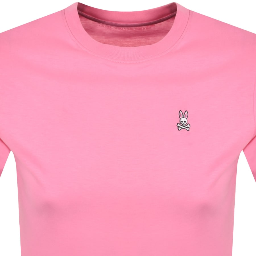 Image number 2 for Psycho Bunny Classic Crew Neck T Shirt Pink