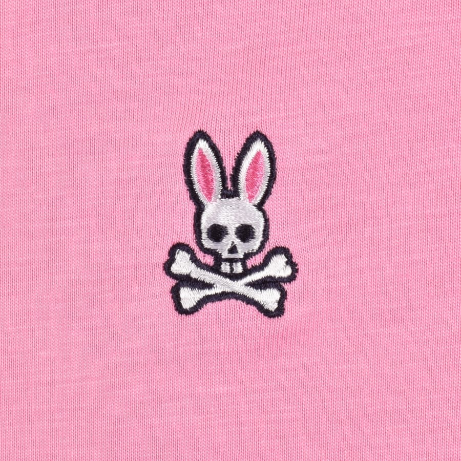 Image number 3 for Psycho Bunny Classic Crew Neck T Shirt Pink
