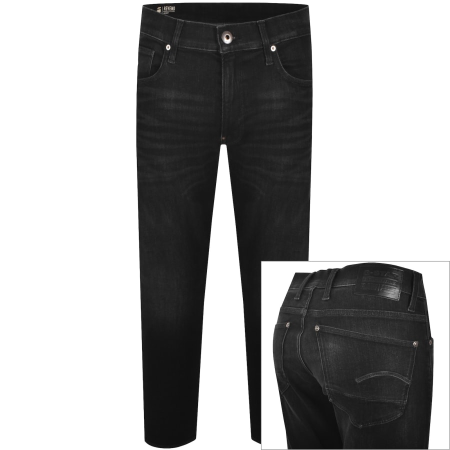 Image number 1 for G-Star Revend Skinny Jeans Black