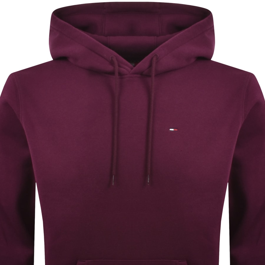 Image number 2 for Tommy Jeans Flag Logo Hoodie Purple