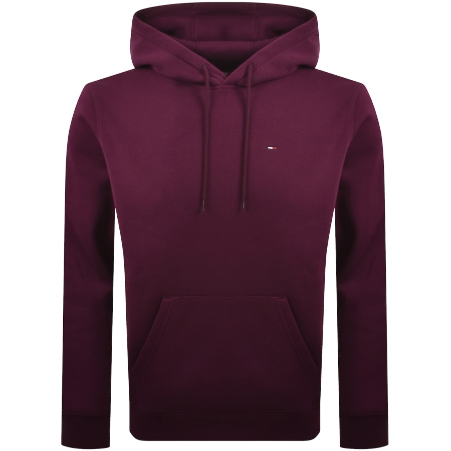 Image number 1 for Tommy Jeans Flag Logo Hoodie Purple