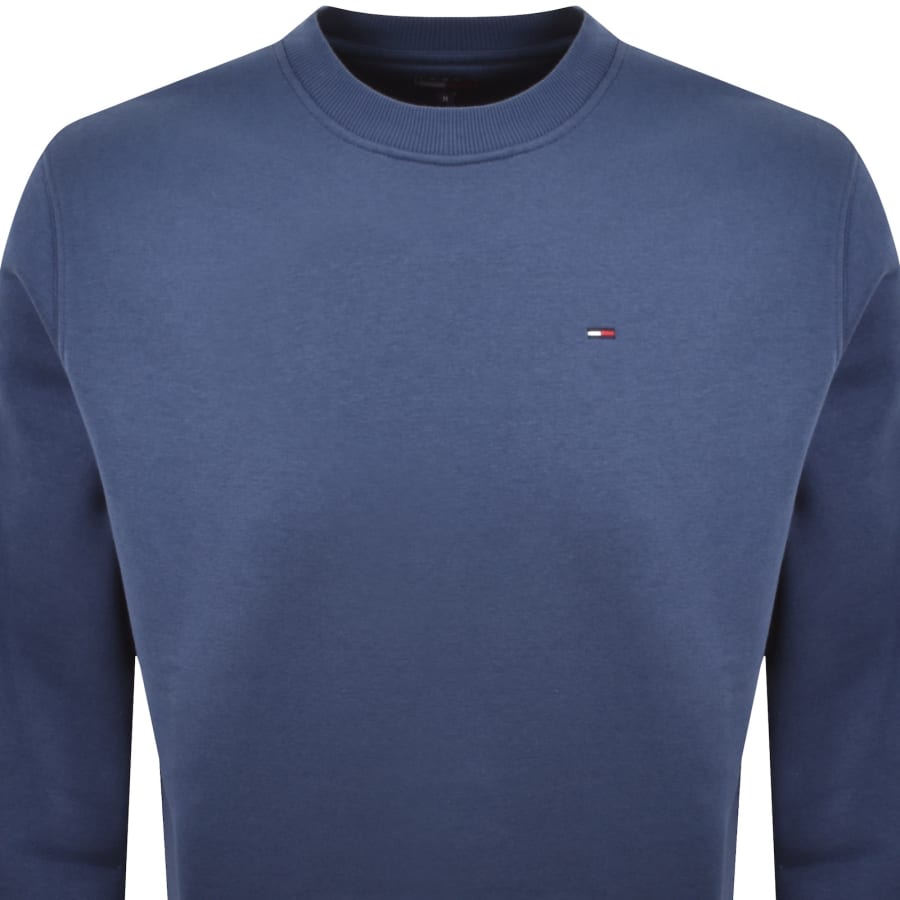 Image number 2 for Tommy Jeans Flag Logo Sweatshirt Blue
