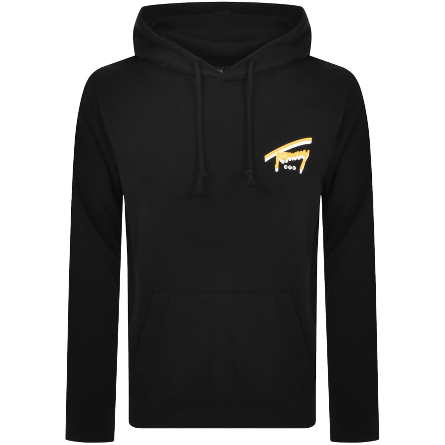Image number 2 for Tommy Jeans NYC Signature Hoodie Black