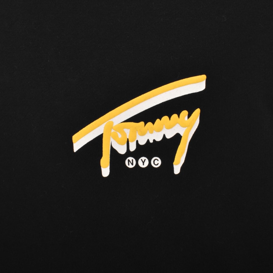 Image number 3 for Tommy Jeans NYC Signature Hoodie Black