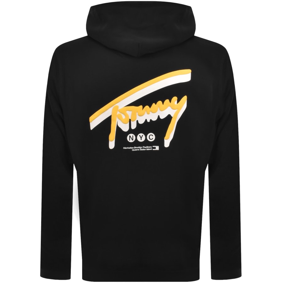 Image number 4 for Tommy Jeans NYC Signature Hoodie Black