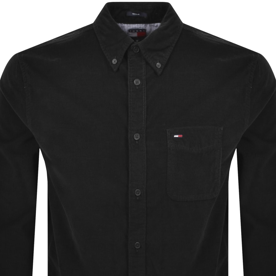 Image number 2 for Tommy Jeans Baby Corduroy Shirt Black