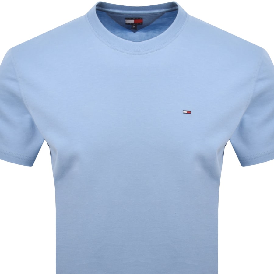 Image number 2 for Tommy Jeans Flag Logo T Shirt Blue