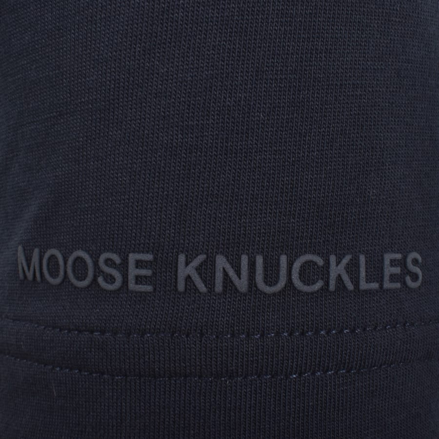 Image number 4 for Moose Knuckles Tandem T Shirt Navy