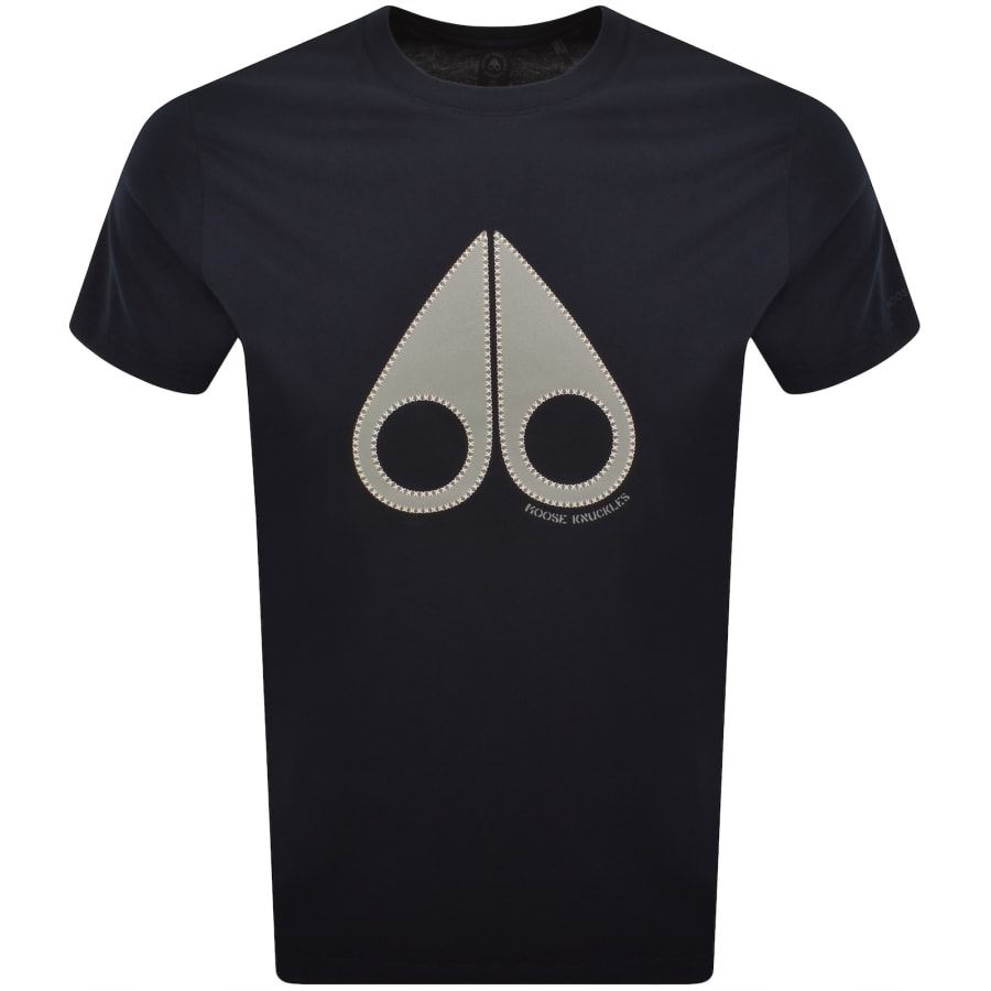 Image number 1 for Moose Knuckles Tandem T Shirt Navy