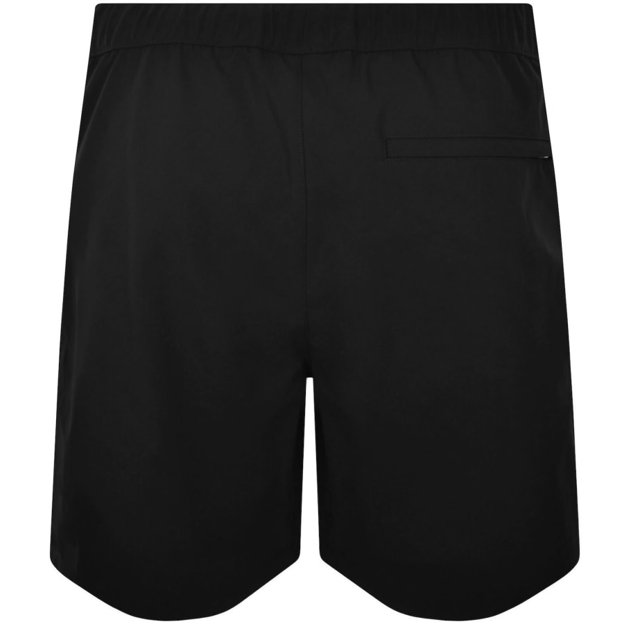 Image number 2 for Moose Knuckles Logo Swim Shorts Black