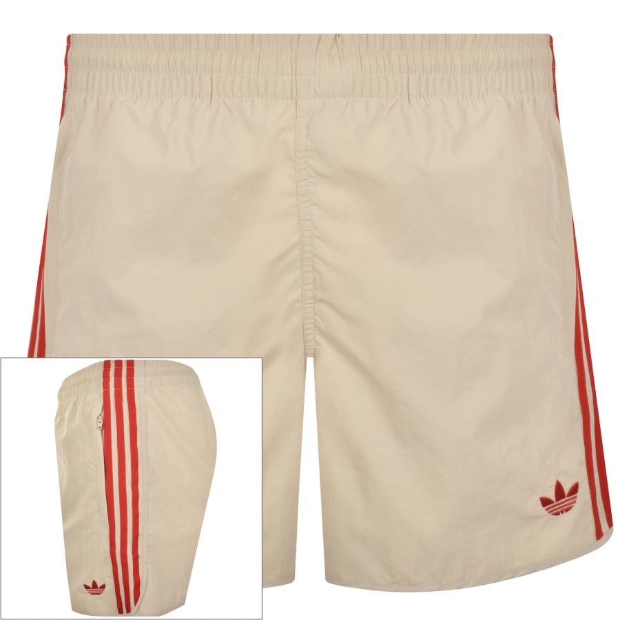 Image number 1 for adidas Originals Sprinter Shorts Beige