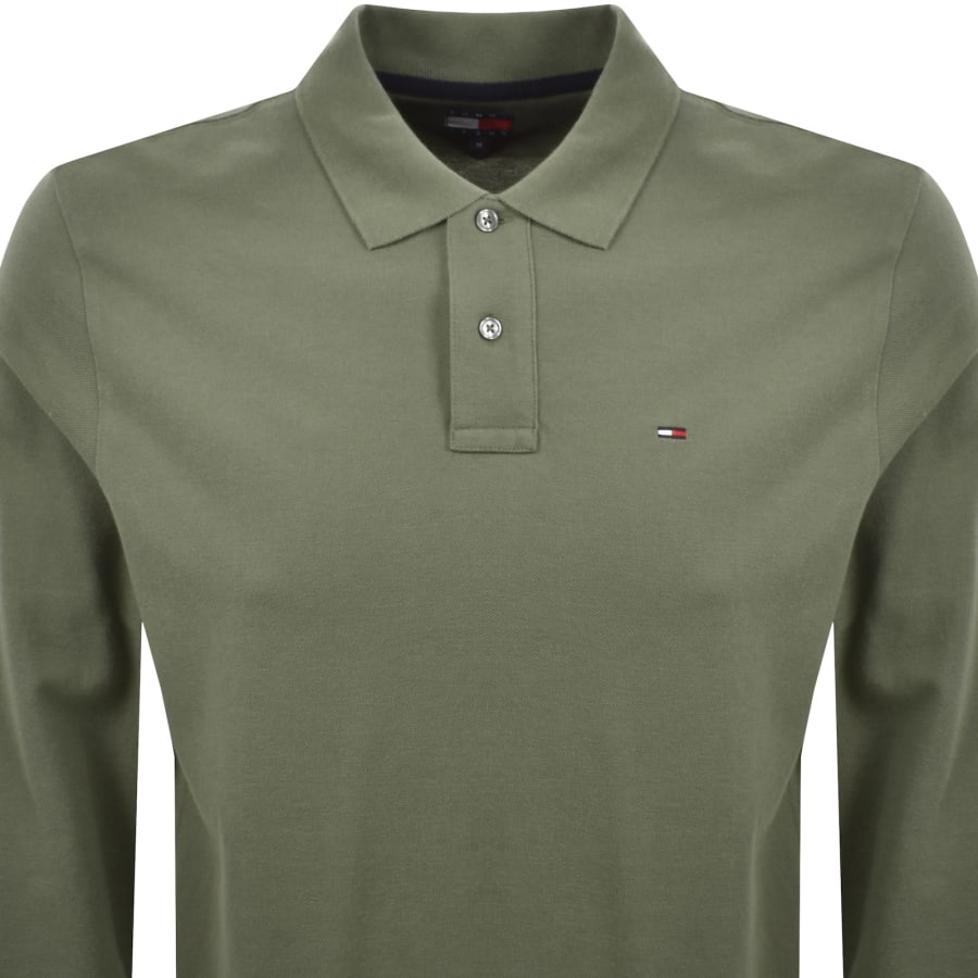 Image number 2 for Tommy Jeans Essential Polo T Shirt Green