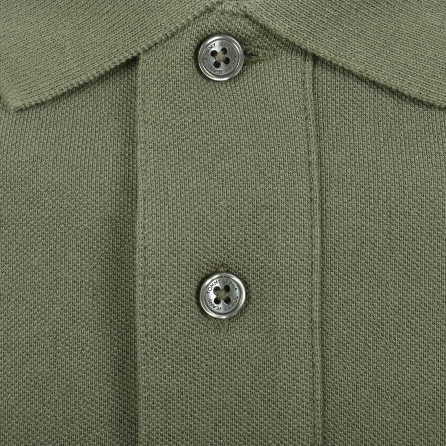 Image number 4 for Tommy Jeans Essential Polo T Shirt Green