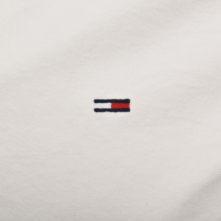 Image number 3 for Tommy Jeans Regular Fit Oxford Shirt White