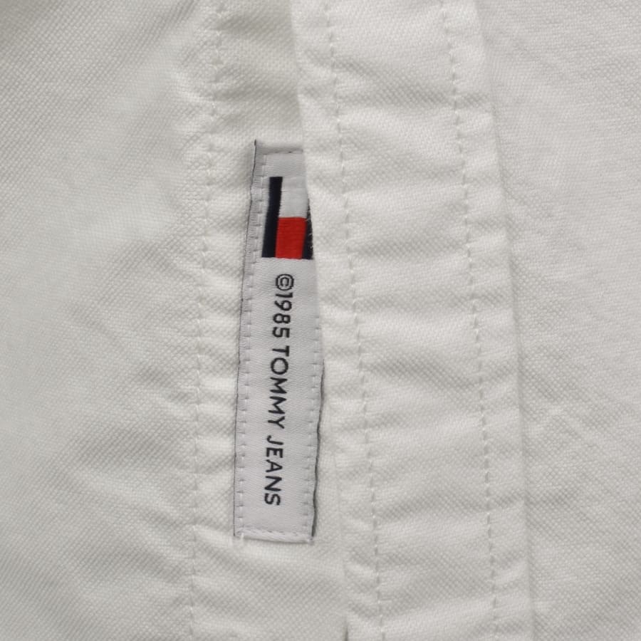 Image number 4 for Tommy Jeans Regular Fit Oxford Shirt White