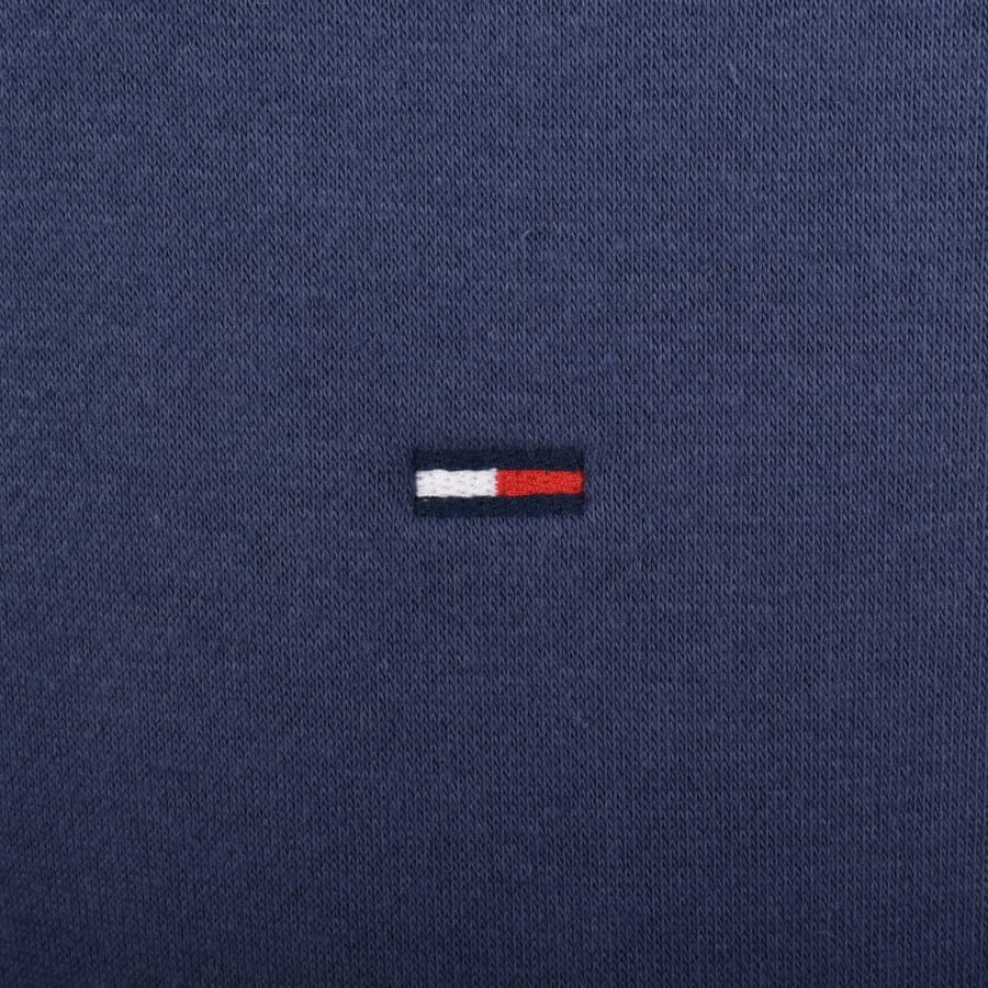Image number 3 for Tommy Jeans Flag Logo Hoodie Blue