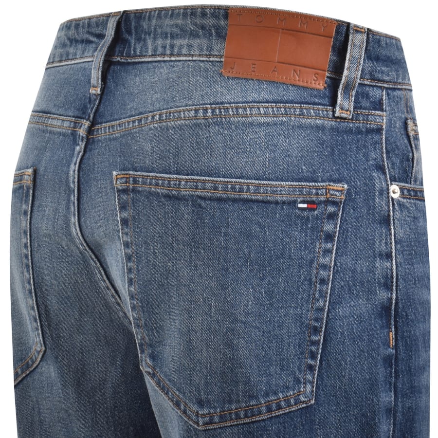 Image number 4 for Tommy Jeans Ryan Slim Fit Straight Jeans Blue