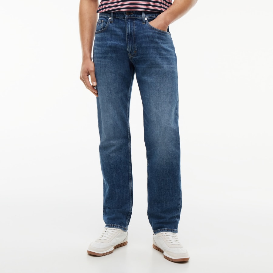 Image number 5 for Tommy Jeans Ryan Slim Fit Straight Jeans Blue