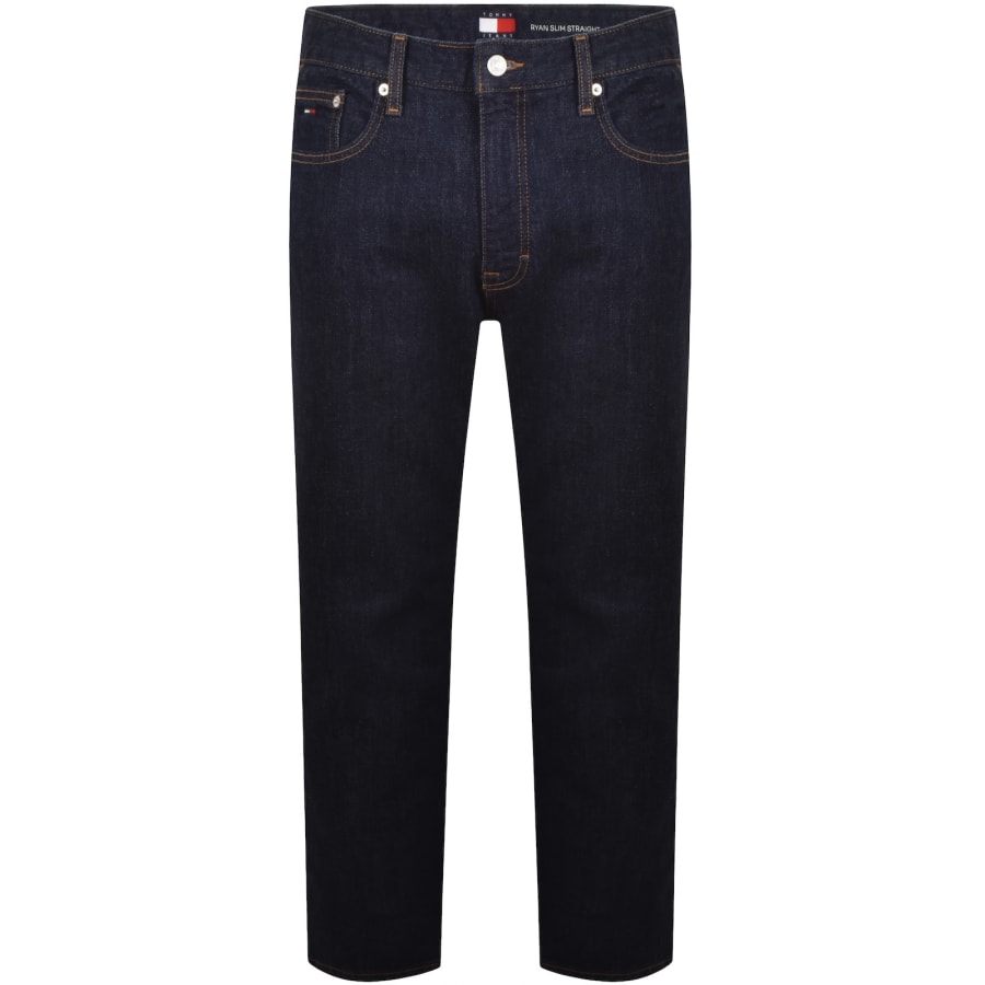 Image number 2 for Tommy Jeans Ryan Slim Fit Straight Jeans Blue