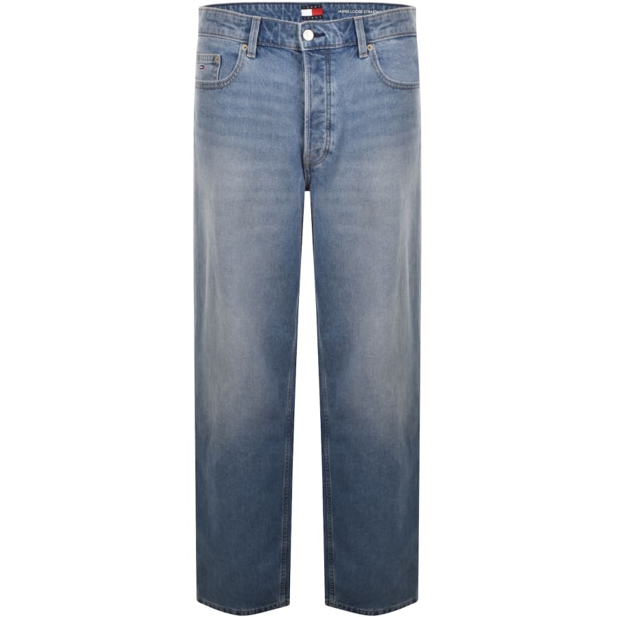 Image number 2 for Tommy Jeans Jaimie Loose Fit Straight Jeans Blue