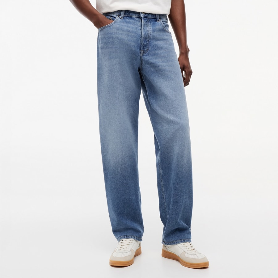 Image number 5 for Tommy Jeans Jaimie Loose Fit Straight Jeans Blue