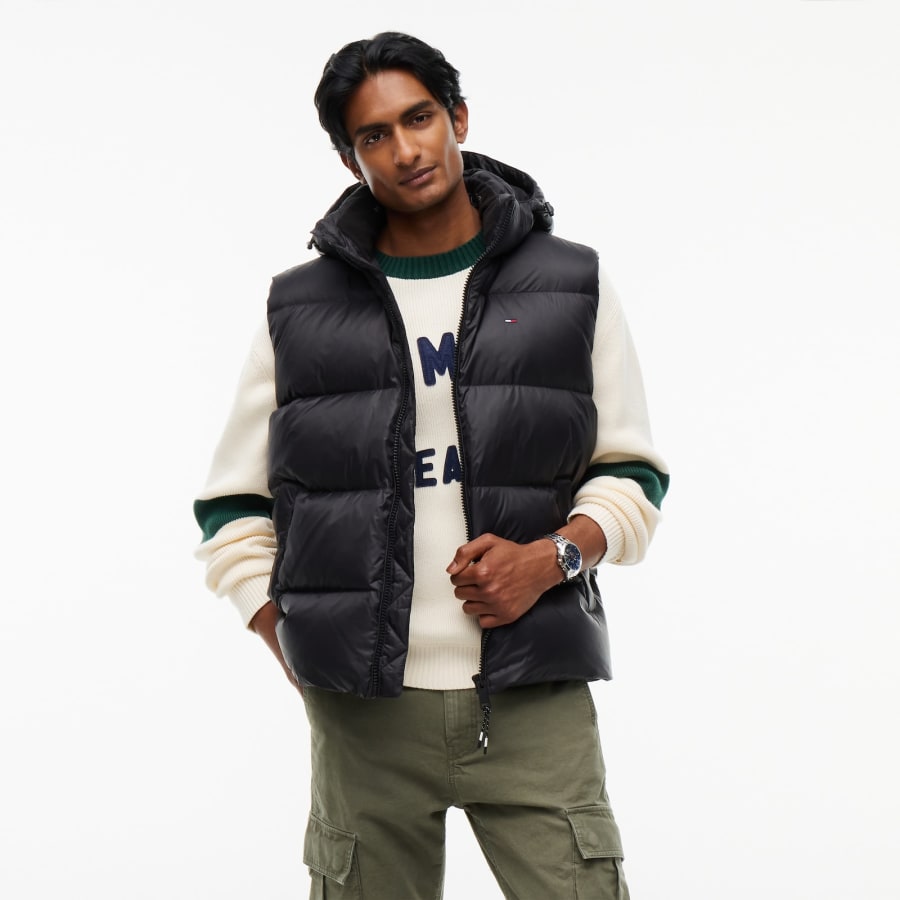Image number 5 for Tommy Jeans Essential Down Gilet Black