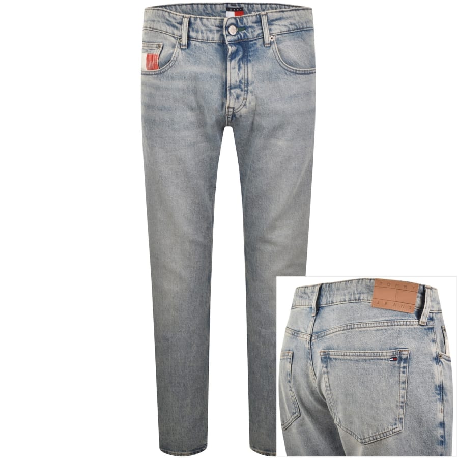 Image number 1 for Tommy Jeans Scanton Slim Fit Jeans Light Blue