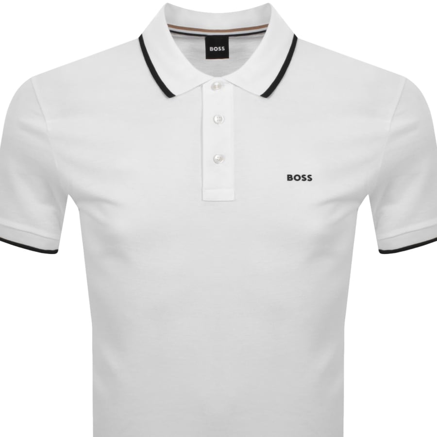Image number 2 for BOSS Parlay 190 Polo T Shirt White