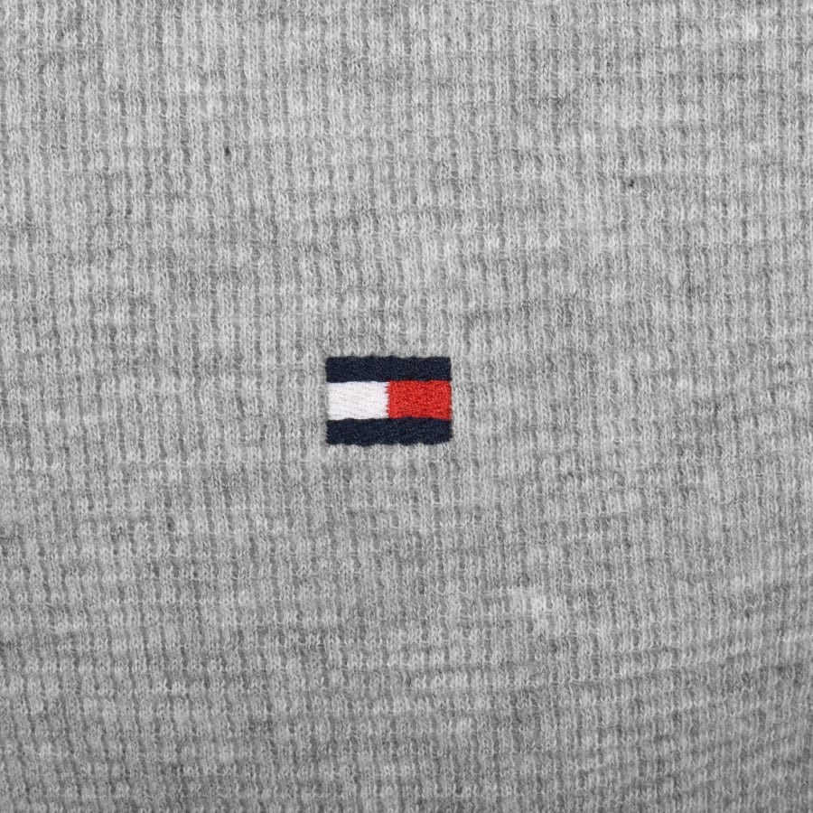 Image number 3 for Tommy Hilfiger Waffle T Shirt Grey