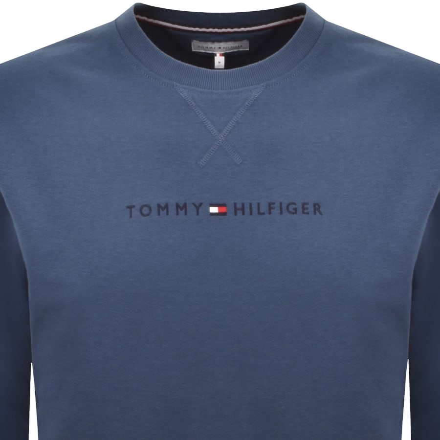 Image number 2 for Tommy Hilfiger Track Top Sweatshirt Blue