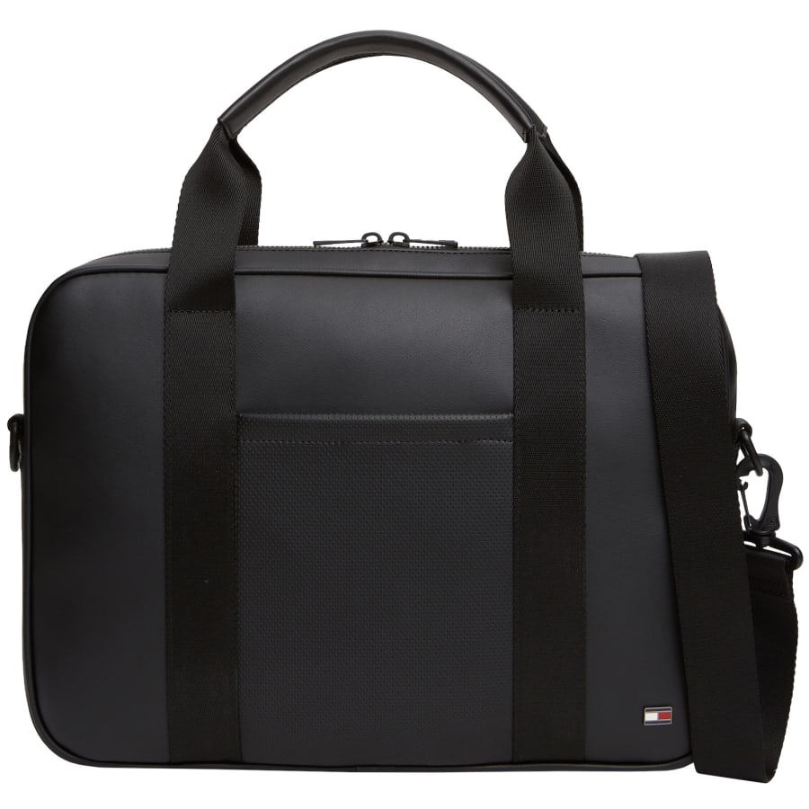 Image number 1 for Tommy Hilfiger Foundation Computer Bag Black