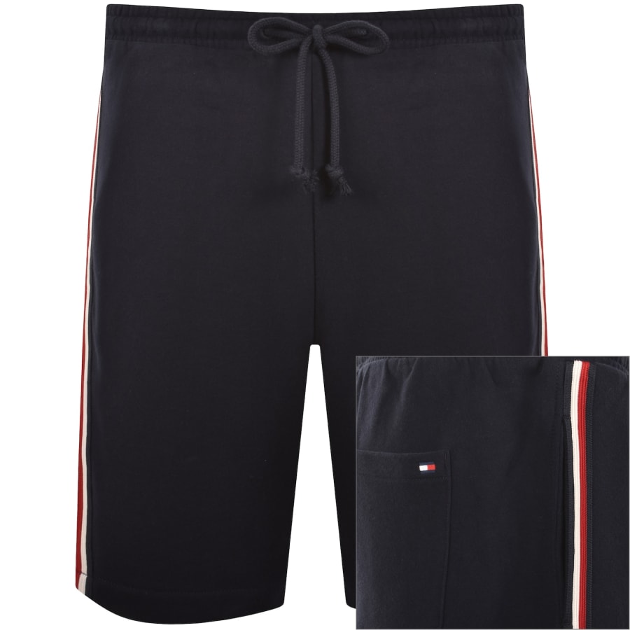Image number 1 for Tommy Hilfiger Global Stripe Shorts Navy
