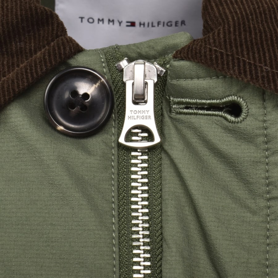 Image number 4 for Tommy Hilfiger Surplus Padded Coat Green