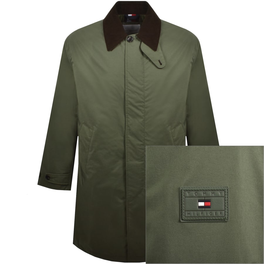 Image number 1 for Tommy Hilfiger Surplus Padded Coat Green