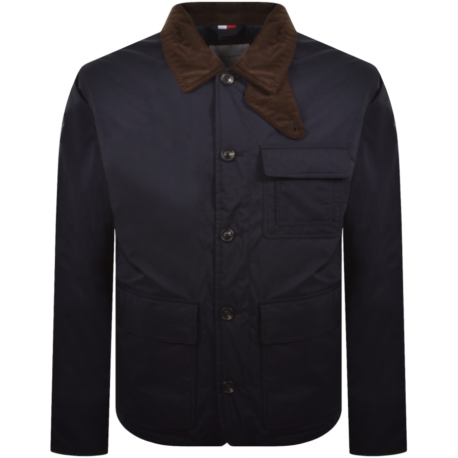 Image number 2 for Tommy Hilfiger Surplus Padded Barn Jacket Navy