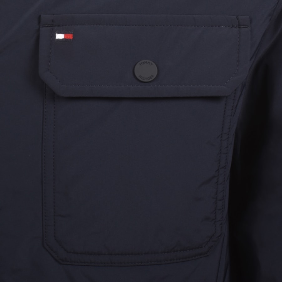Image number 4 for Tommy Hilfiger Packable Overshirt Navy
