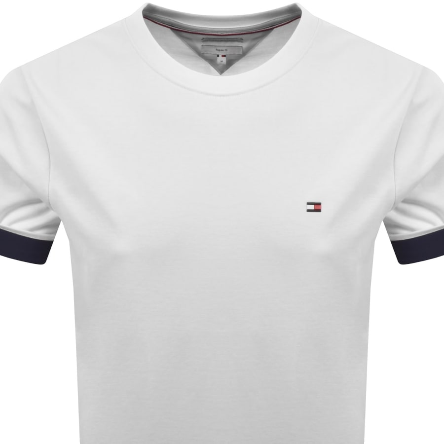 Image number 2 for Tommy Hilfiger Sail Cuff T Shirt White