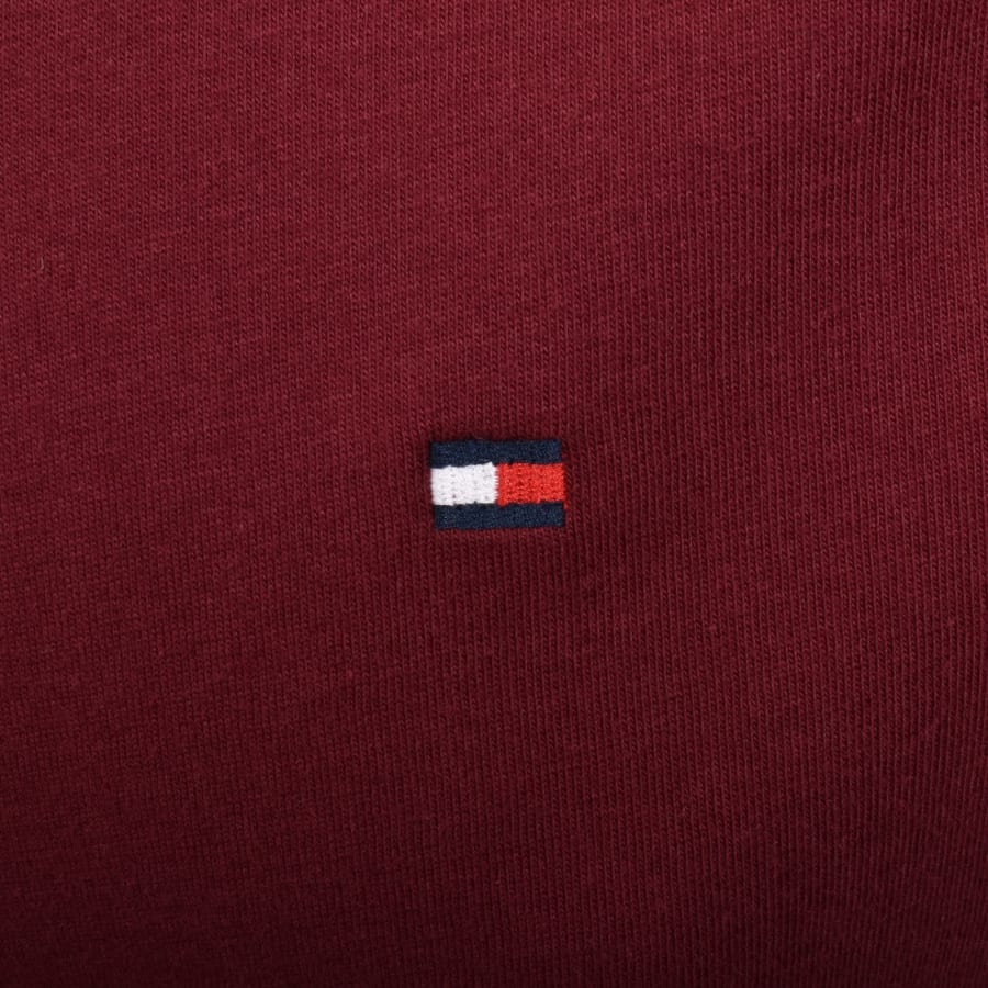 Image number 3 for Tommy Hilfiger Essential Solid T Shirt Burgundy