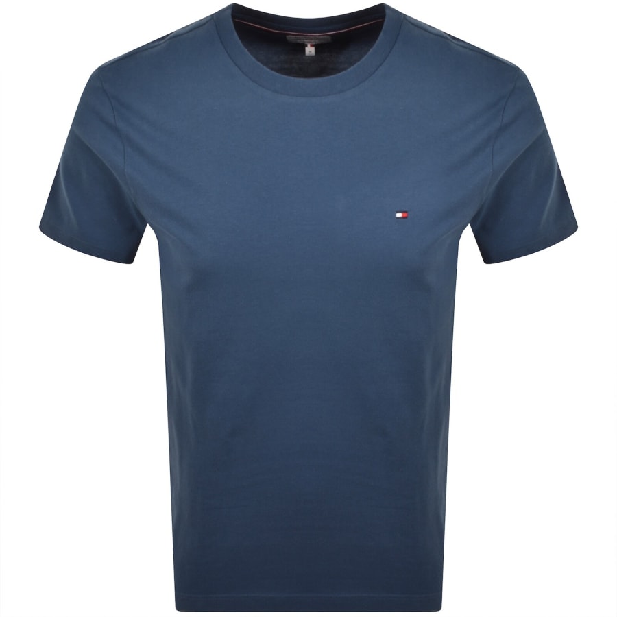 Image number 1 for Tommy Hilfiger Essential Solid T Shirt Blue