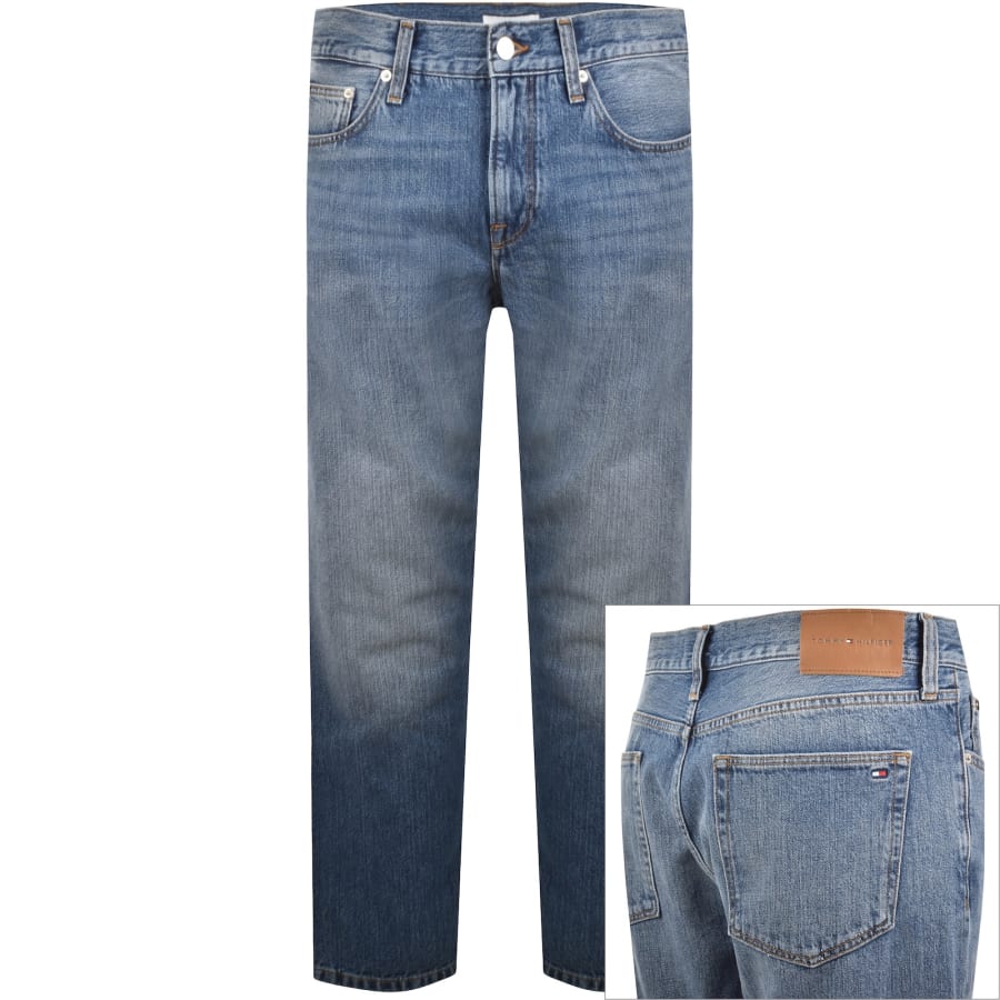 Image number 1 for Tommy Hilfiger Dover Regular Straight Jeans Blue