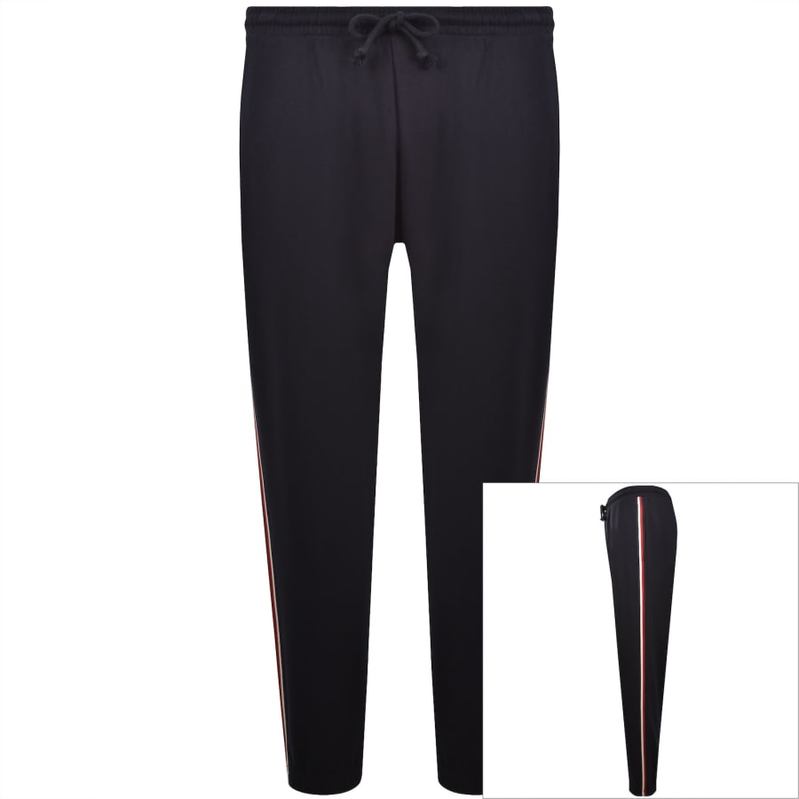 Image number 1 for Tommy Hilfiger Global Stripe Joggers Navy