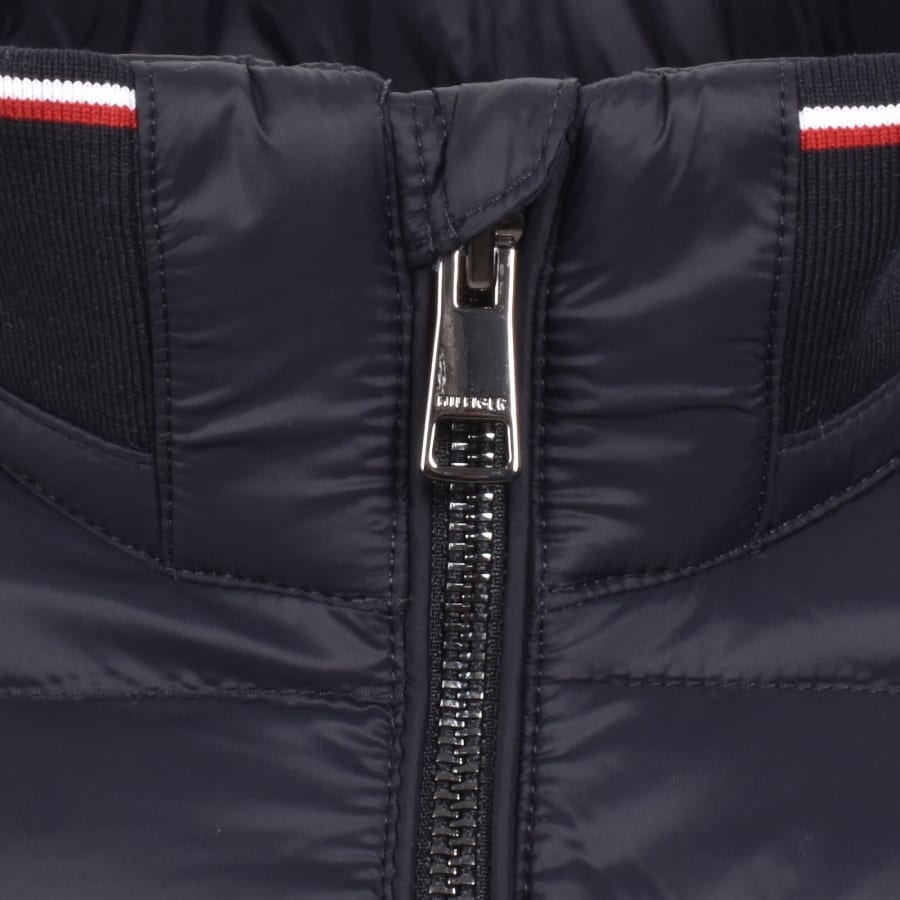 Image number 4 for Tommy Hilfiger Mix Media Jacket Navy