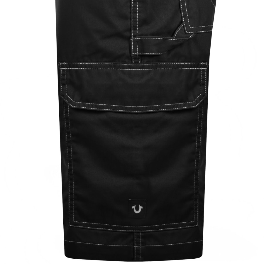 Image number 4 for True Religion Utility Cargo Shorts Jet Black