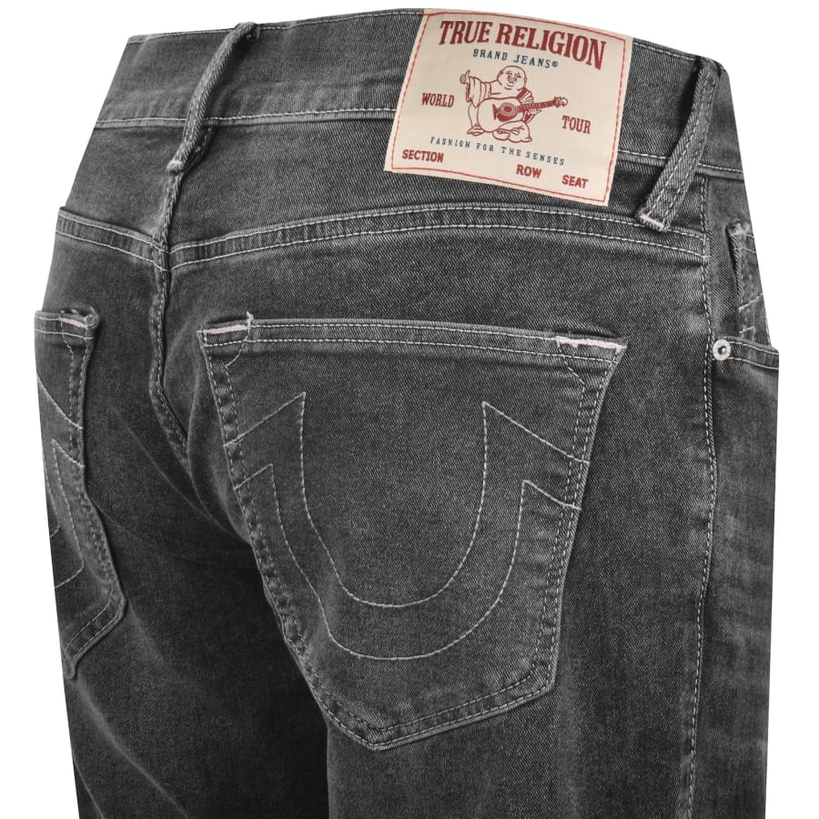 Image number 4 for True Religion Ricky SN NF Straight Jeans Grey