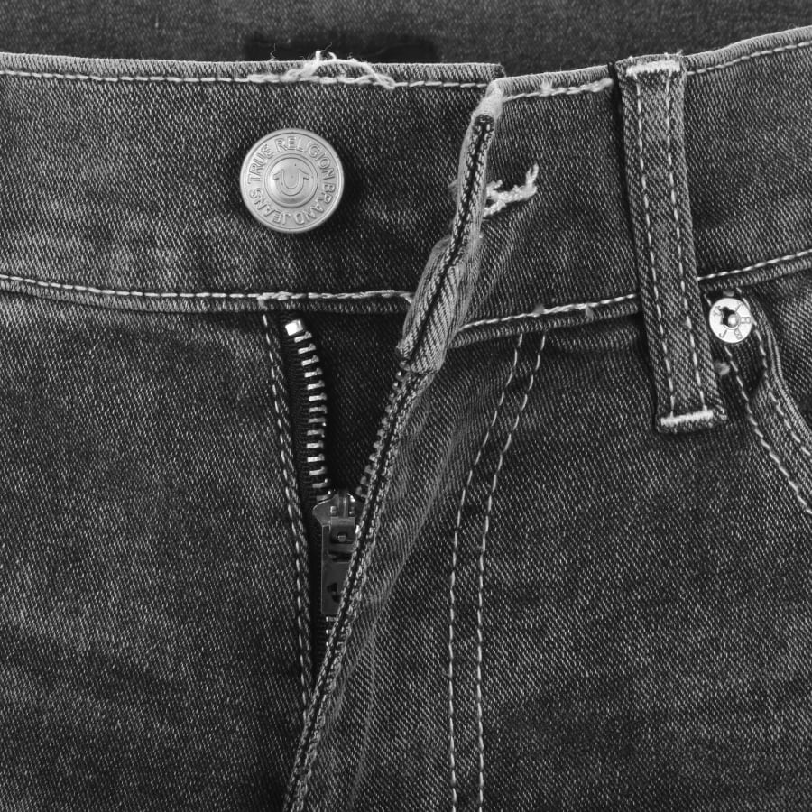 Image number 5 for True Religion Ricky SN NF Straight Jeans Grey